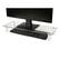 Alt View 12. Mind Reader - Glass Monitor Stand Riser - Clear.