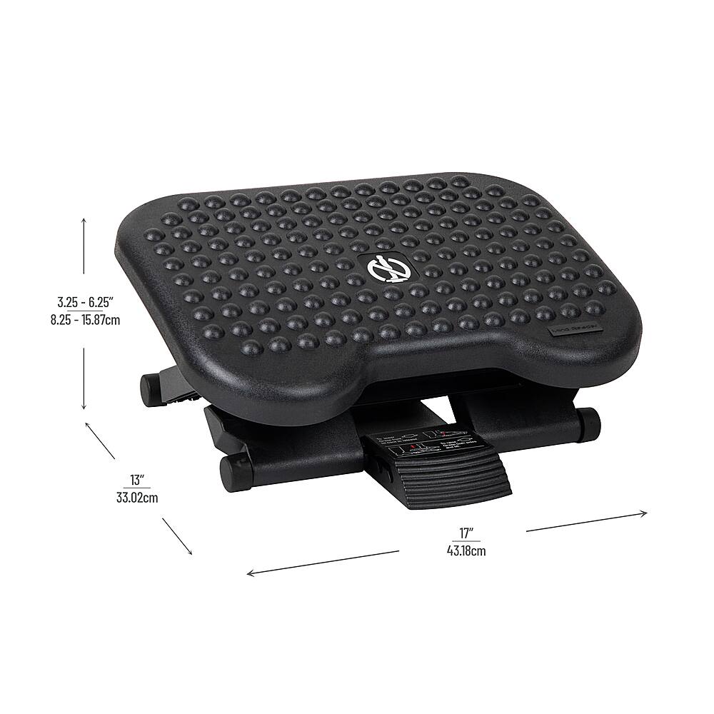 Mount-It! Tilting Footrest Under Desk | Ergonomic Office Foot Rest  Adjustable | Computer Desk Foot Support | Large Platform Elevated Office  Footrest