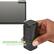 Alt View 13. Mind Reader - 4 Leg Glass Monitor Stand - Black.