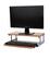 Alt View 14. Mind Reader - 2 Tier Monitor Stand w/Sliding Drawer - Brown.
