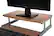 Alt View 16. Mind Reader - 2 Tier Monitor Stand w/Sliding Drawer - Brown.