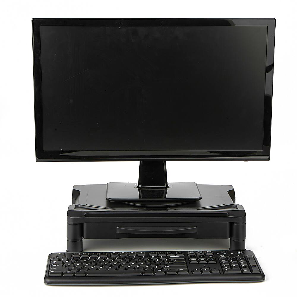 Customer Reviews: Mind Reader Rotative Wide Adjustable Monitor Risers ...