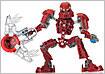 Front Detail. Lego - Bionicle: Vakama Toa Metru of Fire Action Figure.