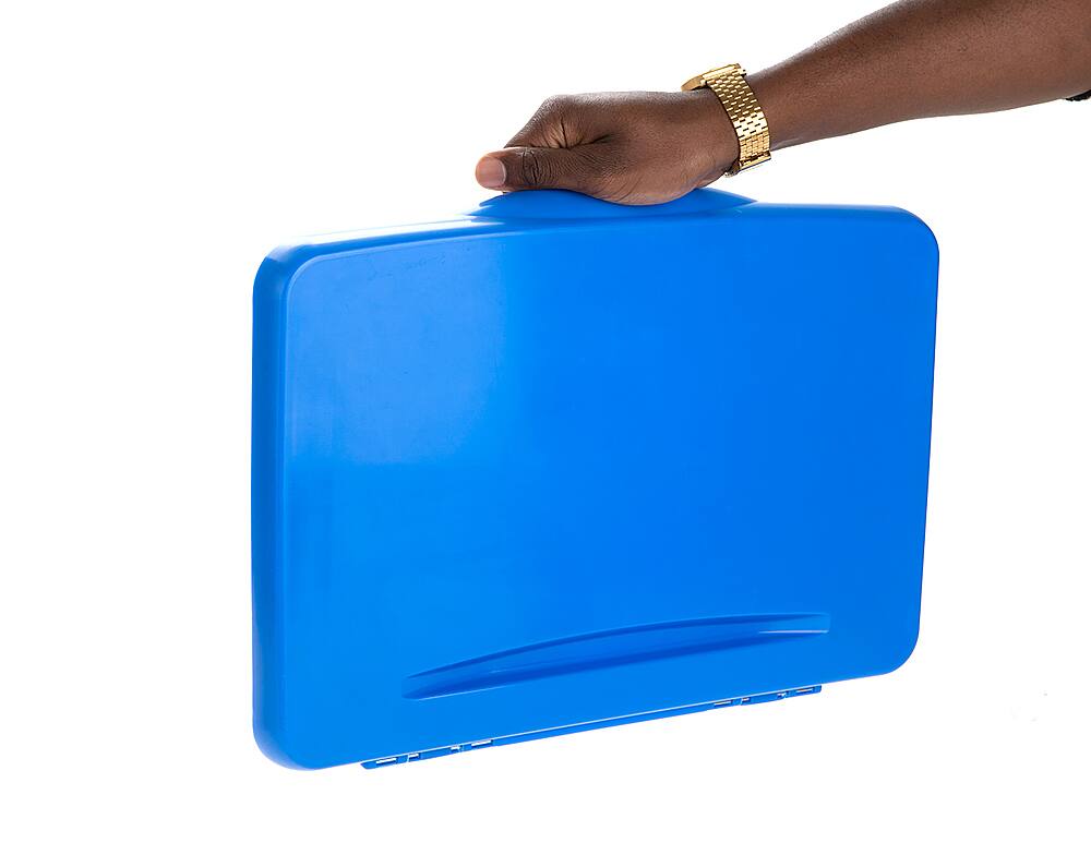 Best Buy Mind Reader Folding Lap Desk Portable Laptop Blue LAPSTORBLU