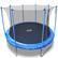 Front. Little Tikes - MEGA 12' Trampoline - Blue and Black.