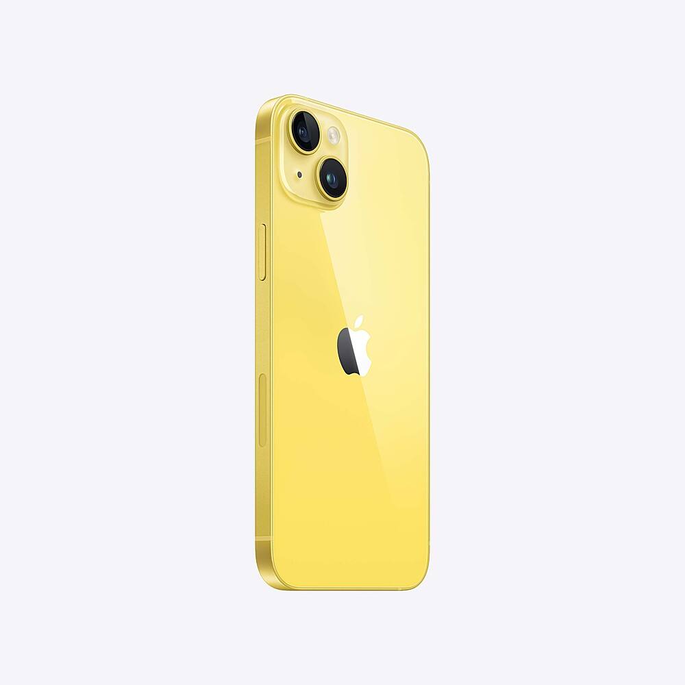 Left View: Apple - iPhone 14 Plus 512GB - Yellow (AT&T)