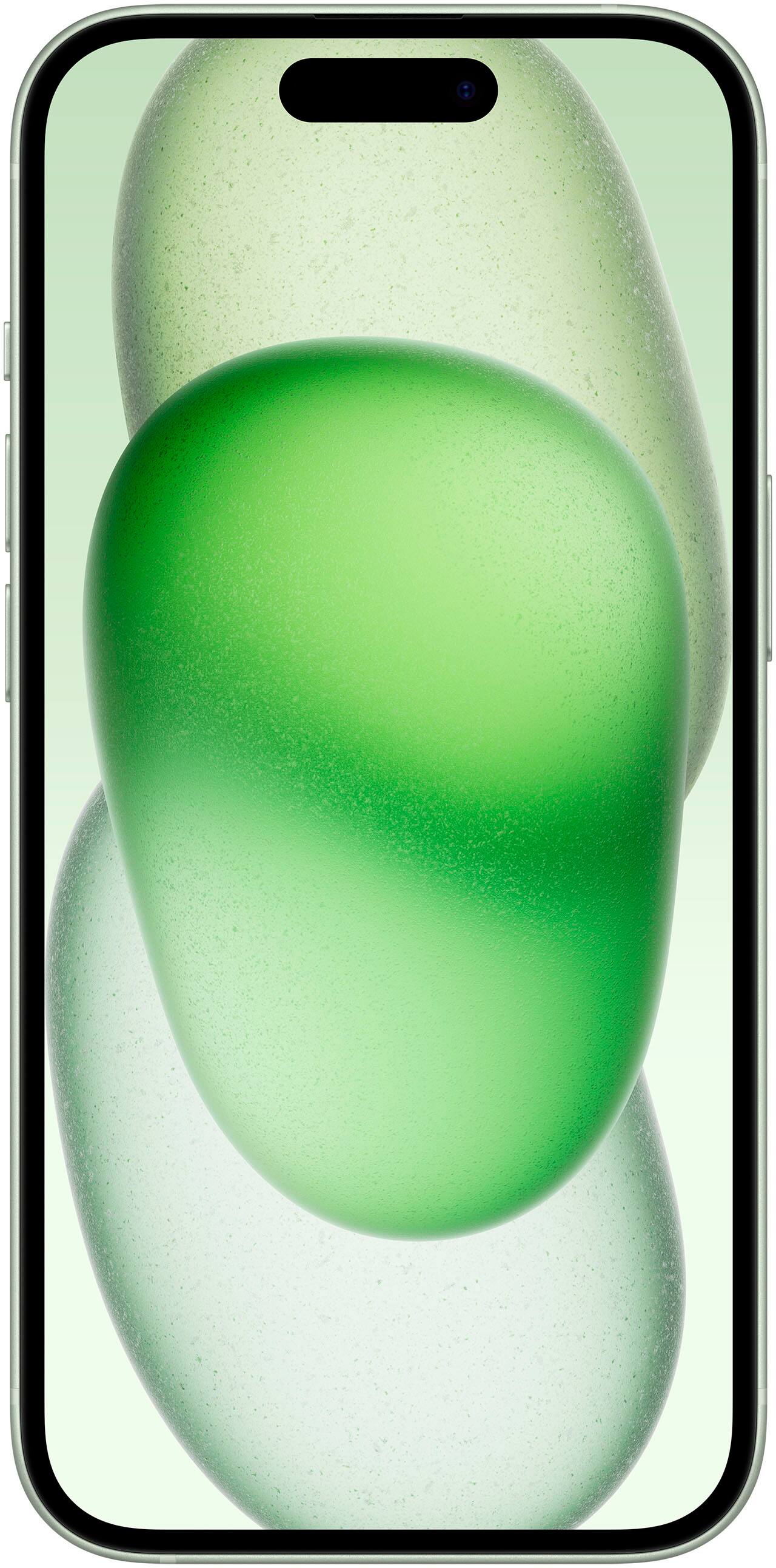 Alt View 1. Apple - iPhone 15 128GB - Green.