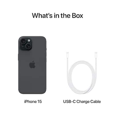 Apple Refurbished Excellent iPhone 15 256GB (Unlocked) Black Apple Refurbished Excellent iPhone 15 256GB (Unlocked) Black