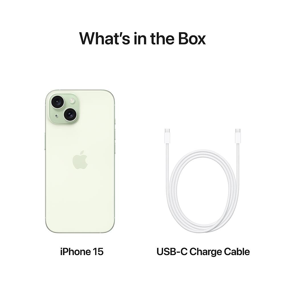 What's in the Box iPhone 15 USB-C Charge Cable