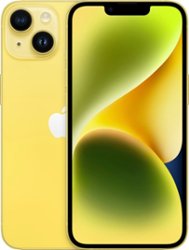 Apple - iPhone 14 128GB - Yellow (Verizon) - Front_Zoom