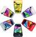 Alt View 1. Apple - iPhone 14 256GB - Yellow.
