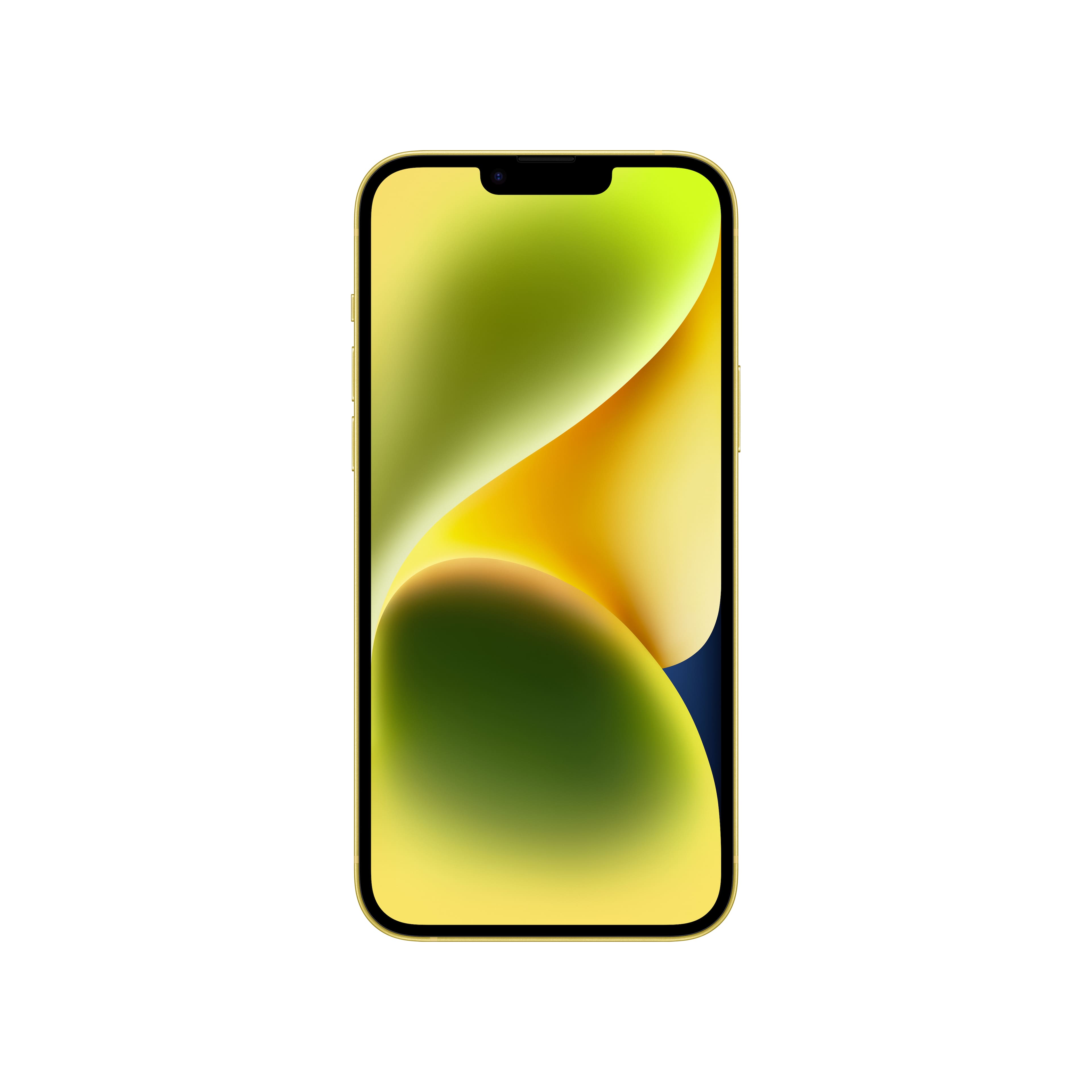 Angle. Apple - iPhone 14 Plus 128GB - Yellow.