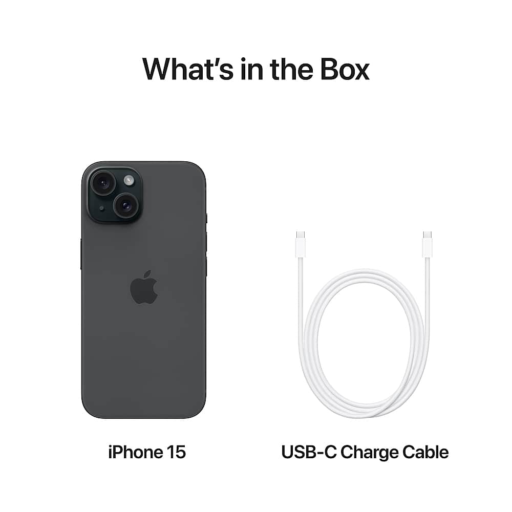 What's in the Box iPhone 15 USB-C Charge Cable
