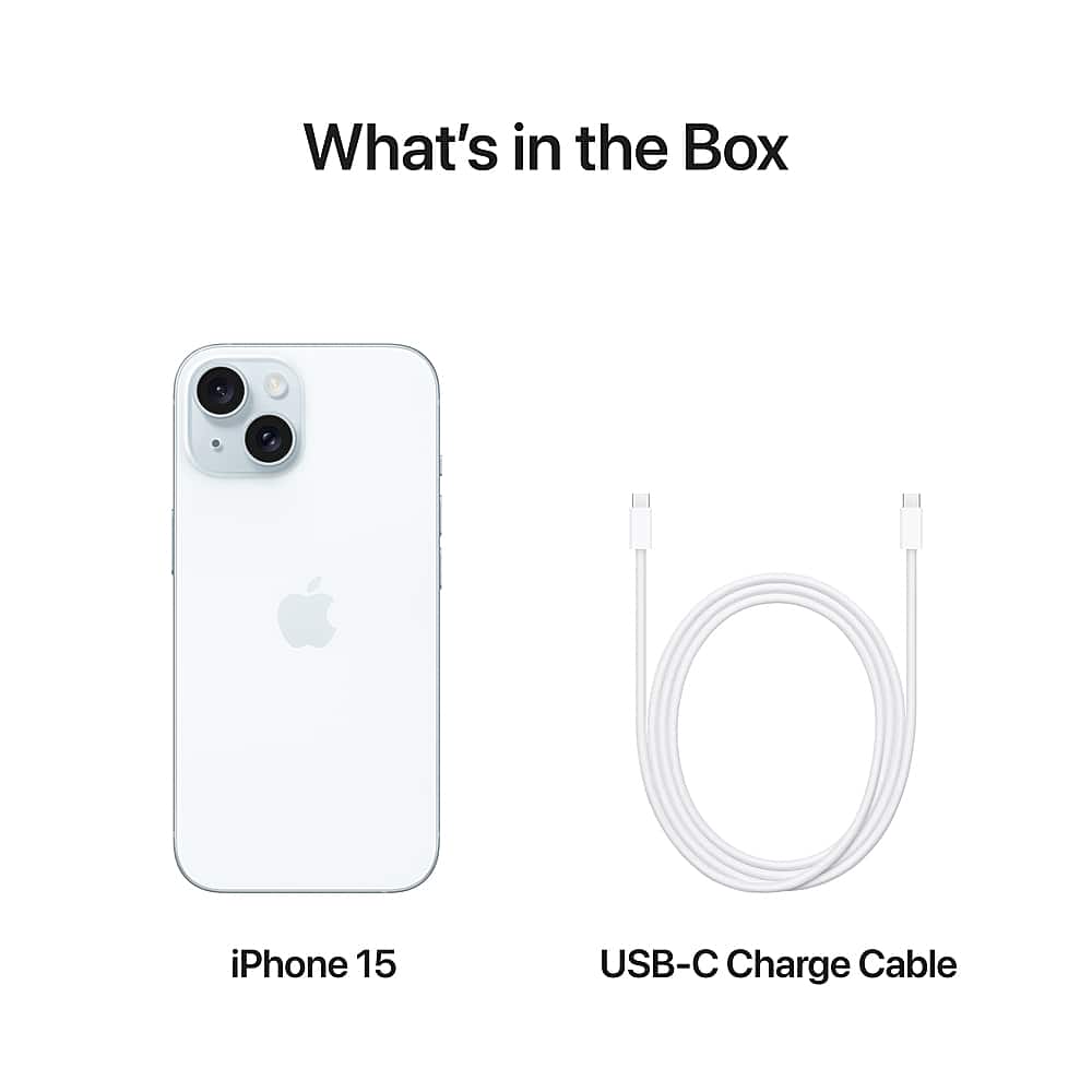 What's in the Box iPhone 15 USB-C Charge Cable