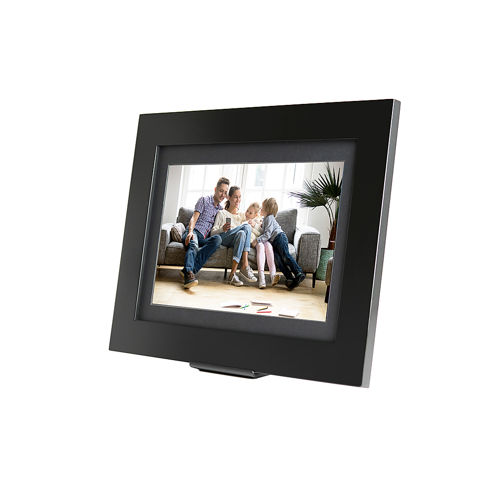 Angle View: Brookstone - PhotoShare Friends and Family Smart Frame 8" - Black