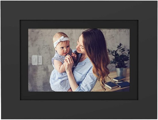 Brookstone PhotoShare Friends and Family Smart Frame 8" Black FSM08BLB
