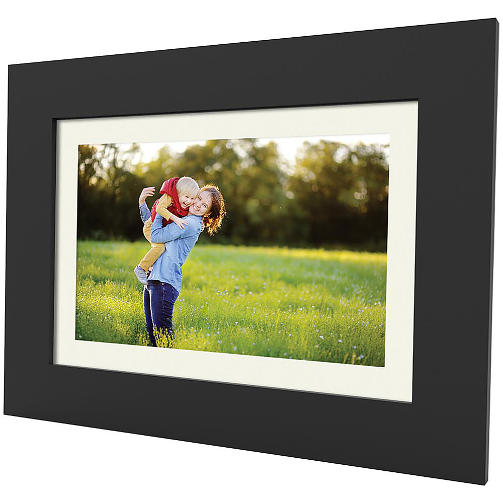 Angle View: SimplySmart Home - PhotoShare Friends and Family Smart Frame 8" - Black