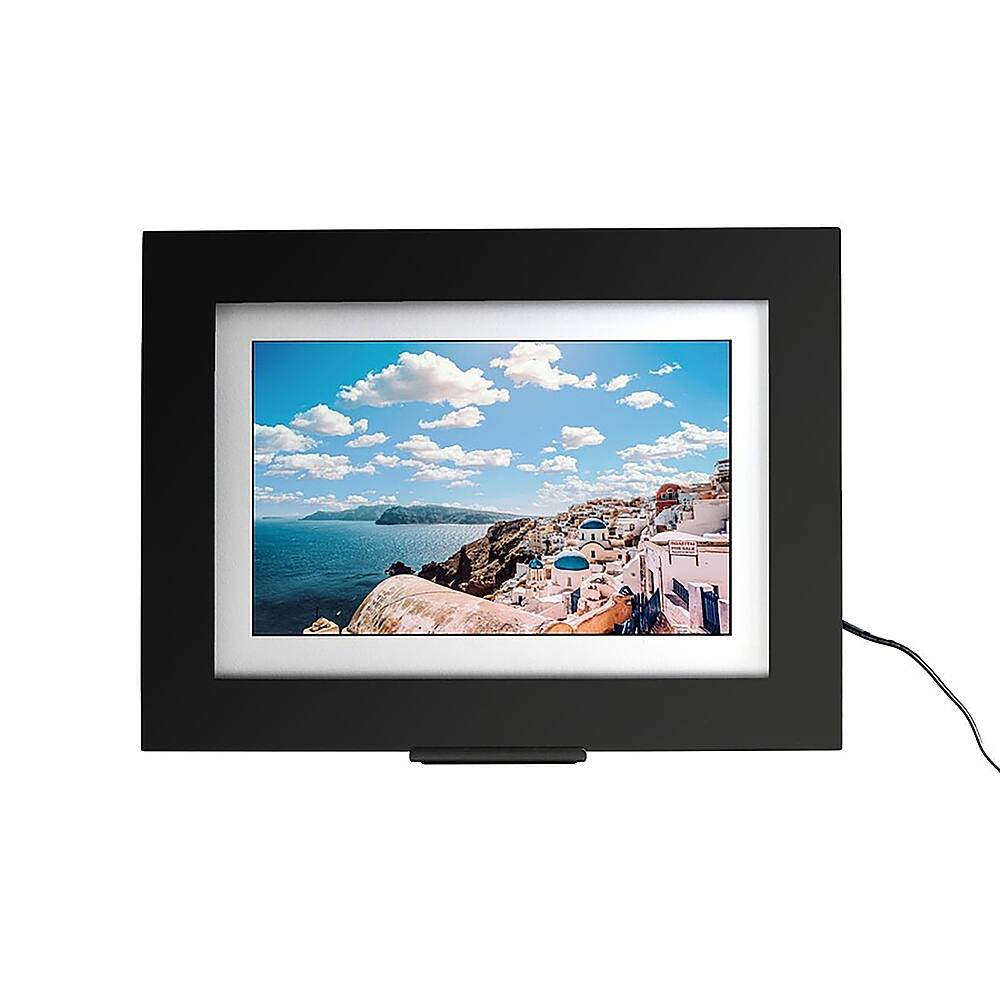 Angle. SimplySmart Home - PhotoShare Friends and Family Smart Frame 10" - Black.