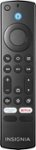 Front. Insignia™ - Fire TV Replacement Remote for Insignia-Toshiba-Pioneer - Black.