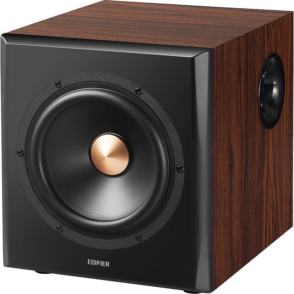 Alt View 12. Edifier - S360DB Bookshelf Speaker & Wireless Subwoofer, Computer Speakers - Bluetooth v4.1 aptX Wireless - 2.1 Speaker System - Wood/Black.