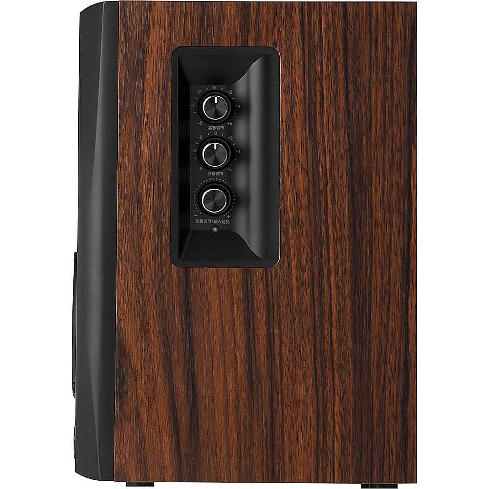 Alt View 18. Edifier - S360DB Bookshelf Speaker & Wireless Subwoofer, Computer Speakers - Bluetooth v4.1 aptX Wireless - 2.1 Speaker System - Wood/Black.
