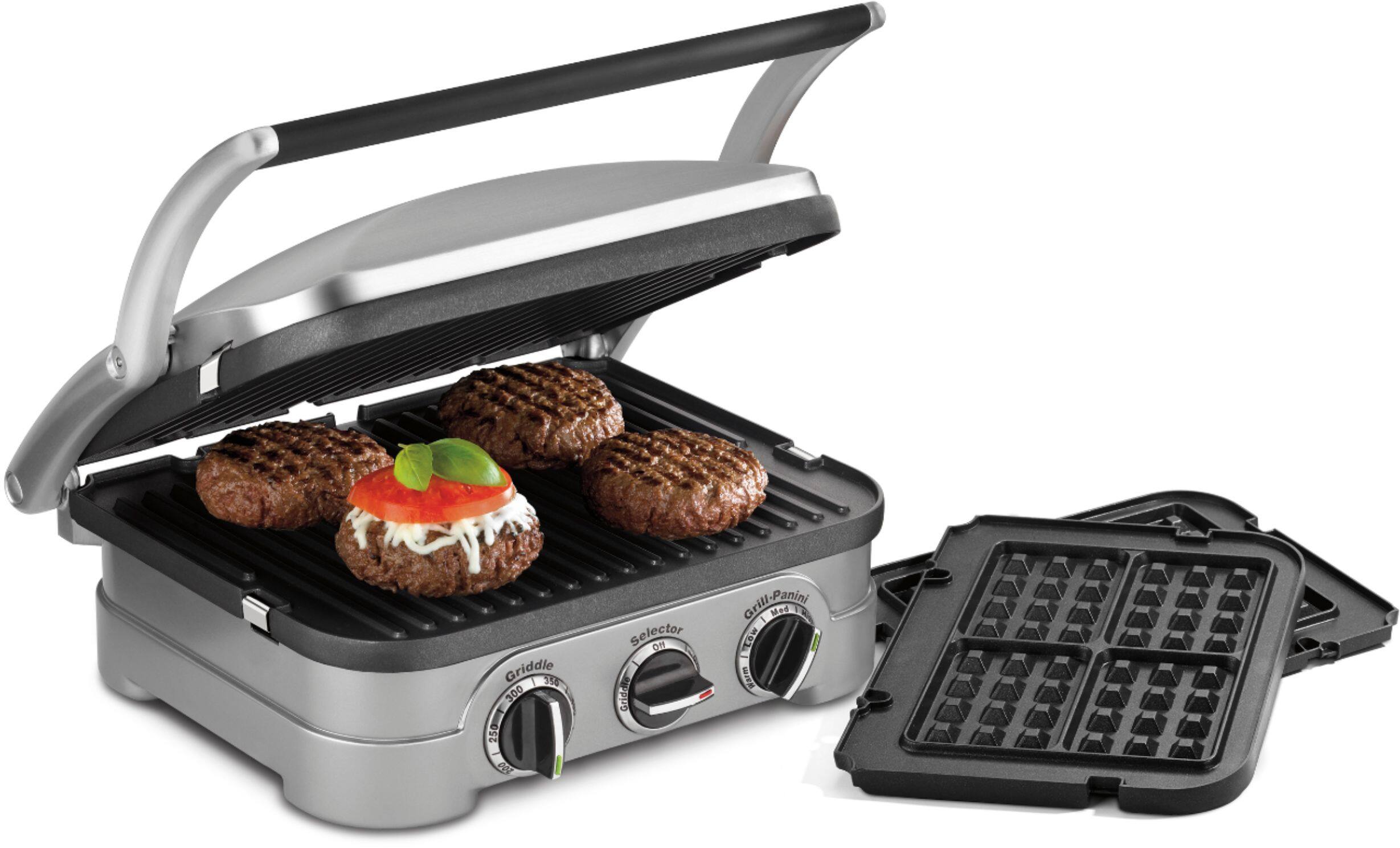 Alt View 12. Cuisinart - Griddler - Stainless Steel.