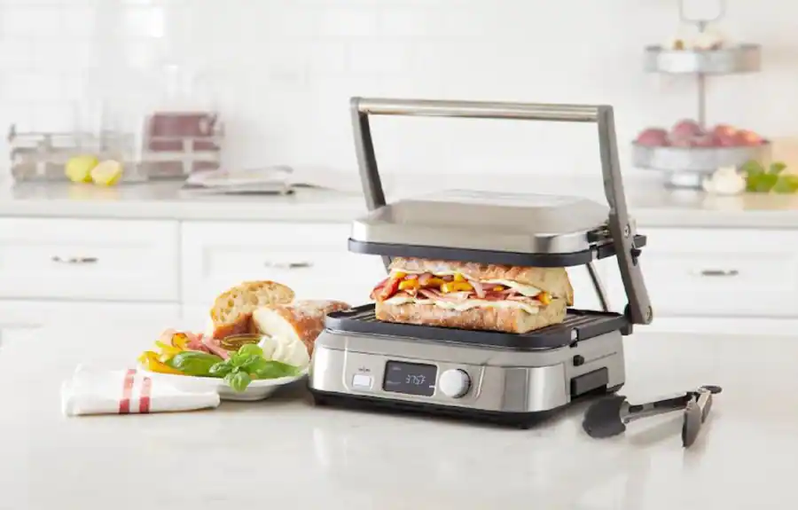 Griddler Bucket Cuisinart Electric Griddler Five Stainless Steel GR-5BNAS - Best Buy