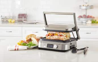 Cuisinart Electric Griddler Five Stainless Steel - Best Buy Cuisinart Electric Griddler Five Stainless Steel - Best Buy