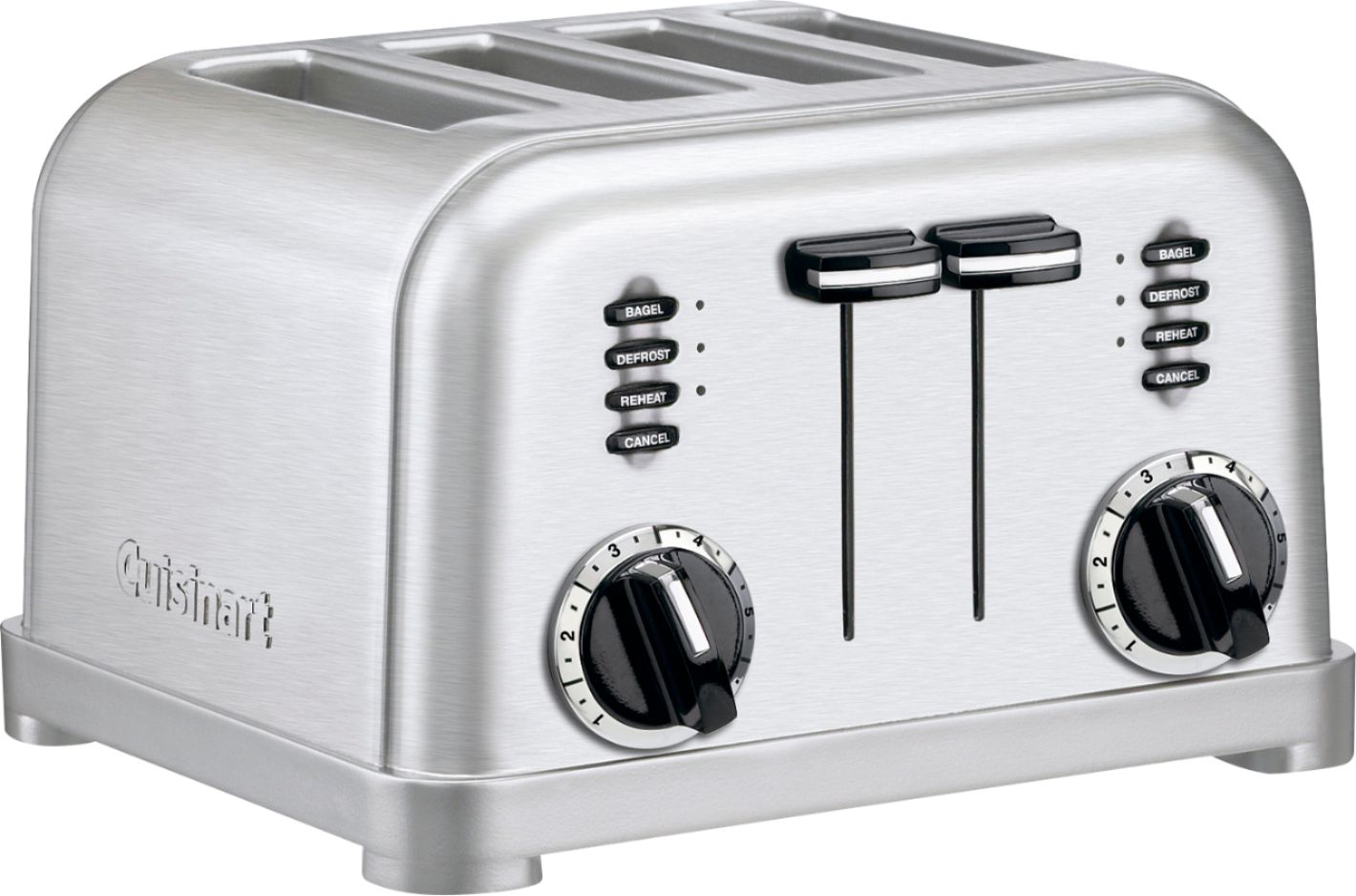 Cuisinart - 4 Slice Metal Classic Toaster - Silver