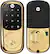 Front. Yale - Assure Lock SL Wi-Fi and Bluetooth Touchscreen Deadbolt with Keyway - Polished Brass.
