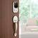 Alt View 11. Yale - Smart Lock Wi-Fi Replacement Deadbolt with App/Touch Screen Access - Satin Nickel.
