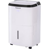 Honeywell - Energy Star 50-Pint Dehumidifier with Built-In Vertical Pump - White - Front_Zoom