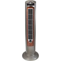 Lasko - Wind Curve Tower Fan with Nighttime Setting - Gray - Front_Zoom