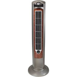 Lasko - Wind Curve Tower Fan with Nighttime Setting - Gray - Front_Zoom