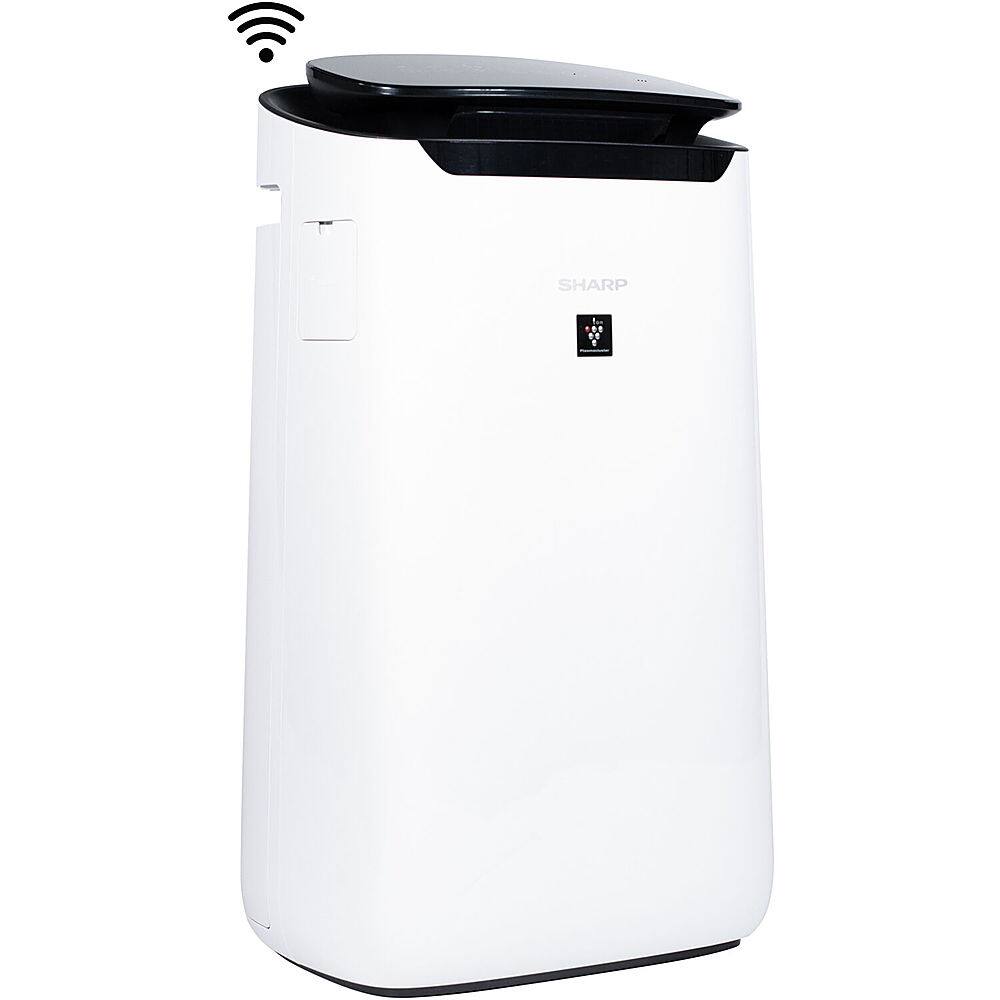 Alt View 17. Sharp - Smart Air Purifier with Plasmacluster Ion Technology Recommended for Extra-Large Rooms. True HEPA Filter - White.