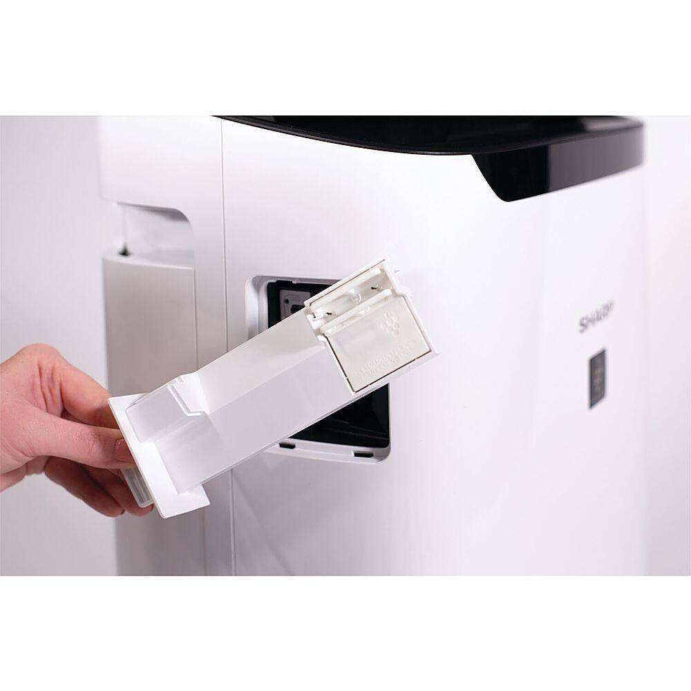 Alt View 11. Sharp - Smart Air Purifier with Plasmacluster Ion Technology Recommended for Extra-Large Rooms. True HEPA Filter - White.