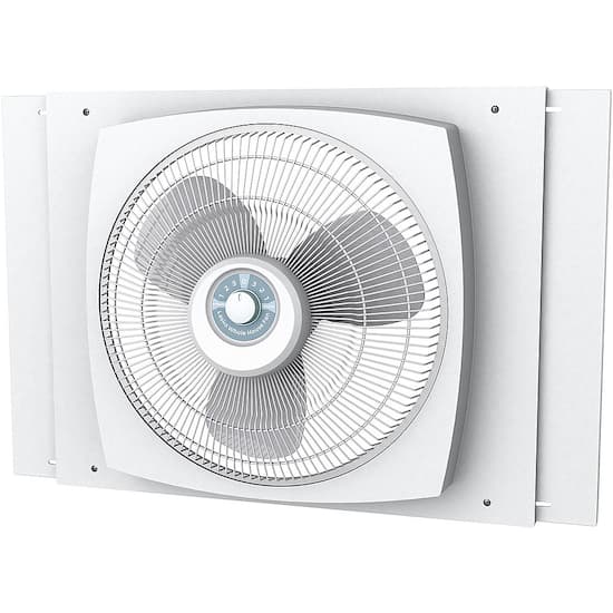Lasko 16 Electrically Reversible Window Fan With Storm Guard White W16900 Best Buy