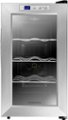 Front Zoom. Insignia™ - 8-Bottle Wine Cooler - Stainless steel.