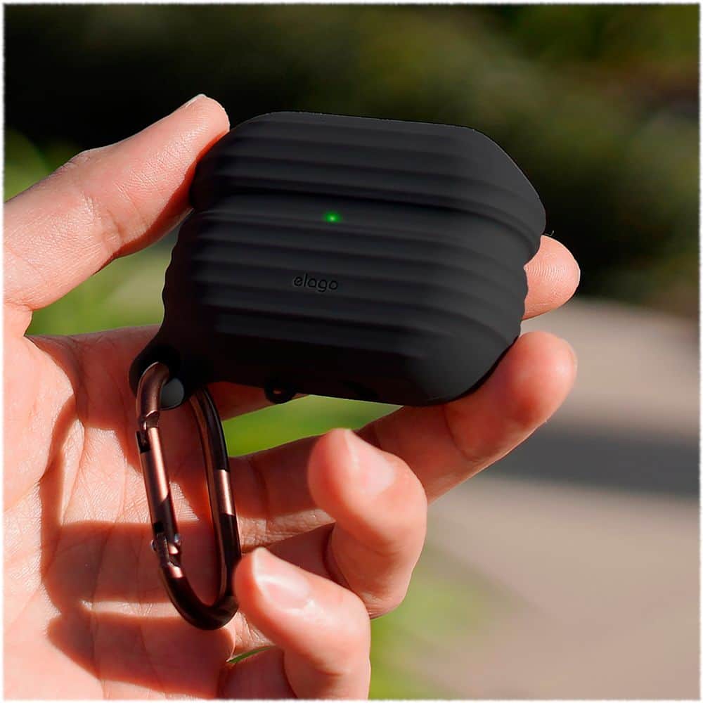 Alt View 16. Elago - Hang Case for Apple AirPods Pro - Black.