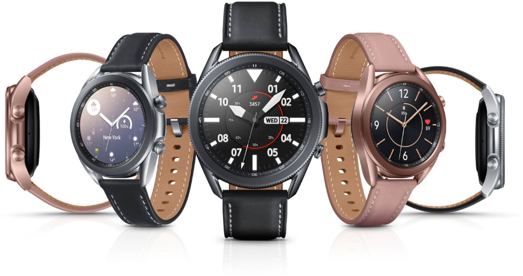 Alt View 20. Samsung - Galaxy Watch3 Smartwatch 45mm Stainless BT - Mystic Black.