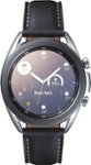 Front Zoom. Samsung - Galaxy Watch3 Smartwatch 41mm Stainless BT - Mystic Silver.