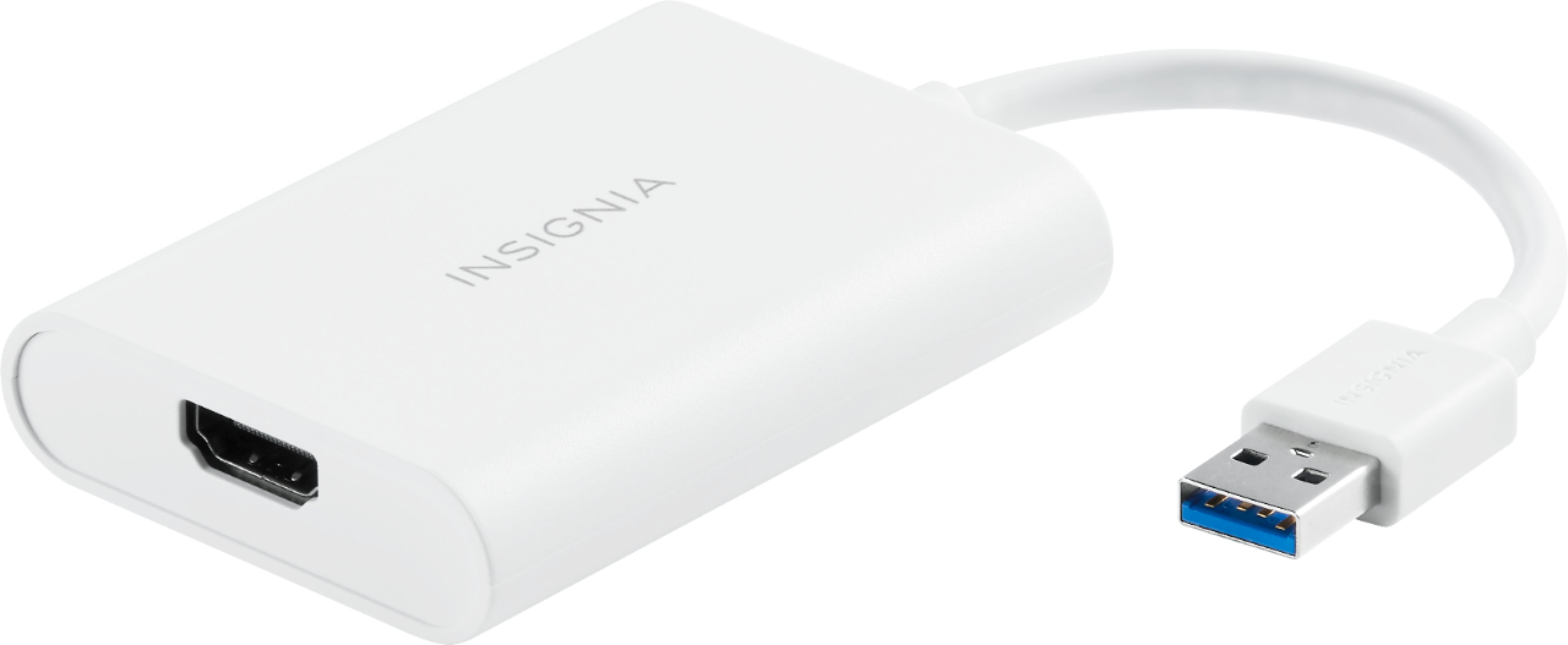 Estribillo anillo Literatura Insignia™ USB to HDMI Adapter White NS-PCA3H - Best Buy
