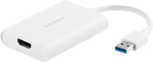 Insignia™ - USB to HDMI Adapter - White - Front_Zoom