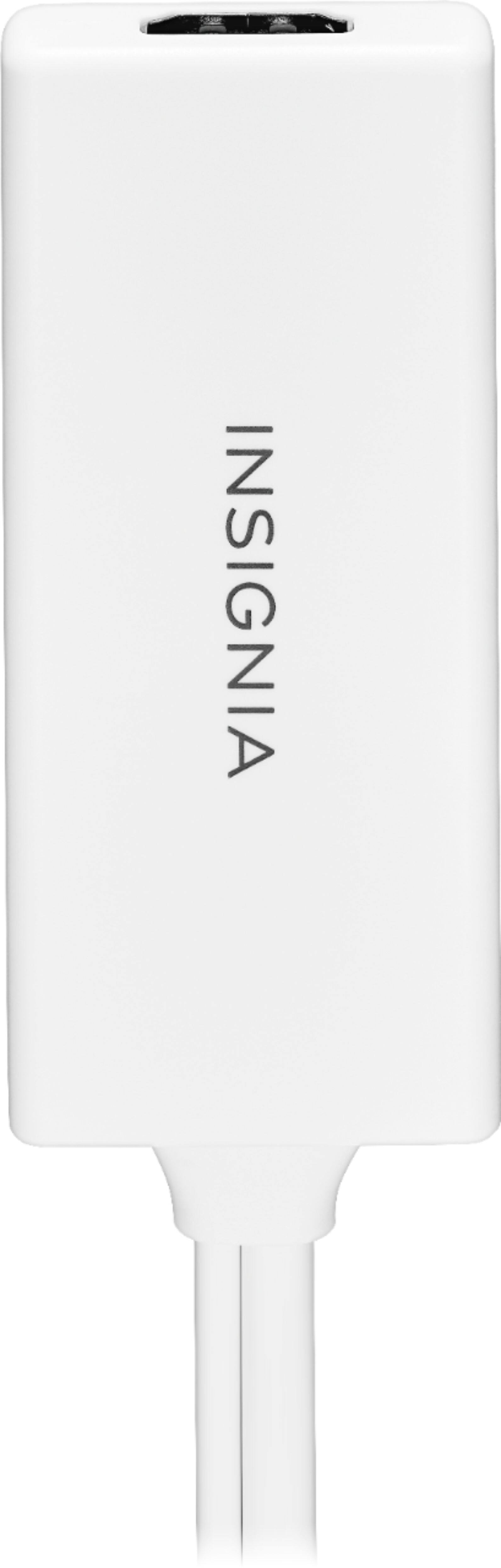 Alt View 14. Insignia™ - VGA to HDMI Adapter - White.