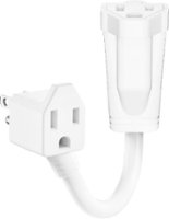 Insignia™ - 2-Outlet Plug Liberator - White - Front_Zoom