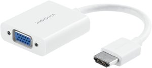 Insignia™ - HDMI to VGA Adapter - White - Front_Zoom