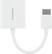 Left. Insignia™ - HDMI to VGA Adapter - White.