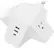 Alt View 12. Insignia™ - 2-Outlet/3-USB Desktop Power Strip - White.