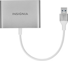 Insignia™ - USB to Dual HDMI Adapter - Front_Zoom