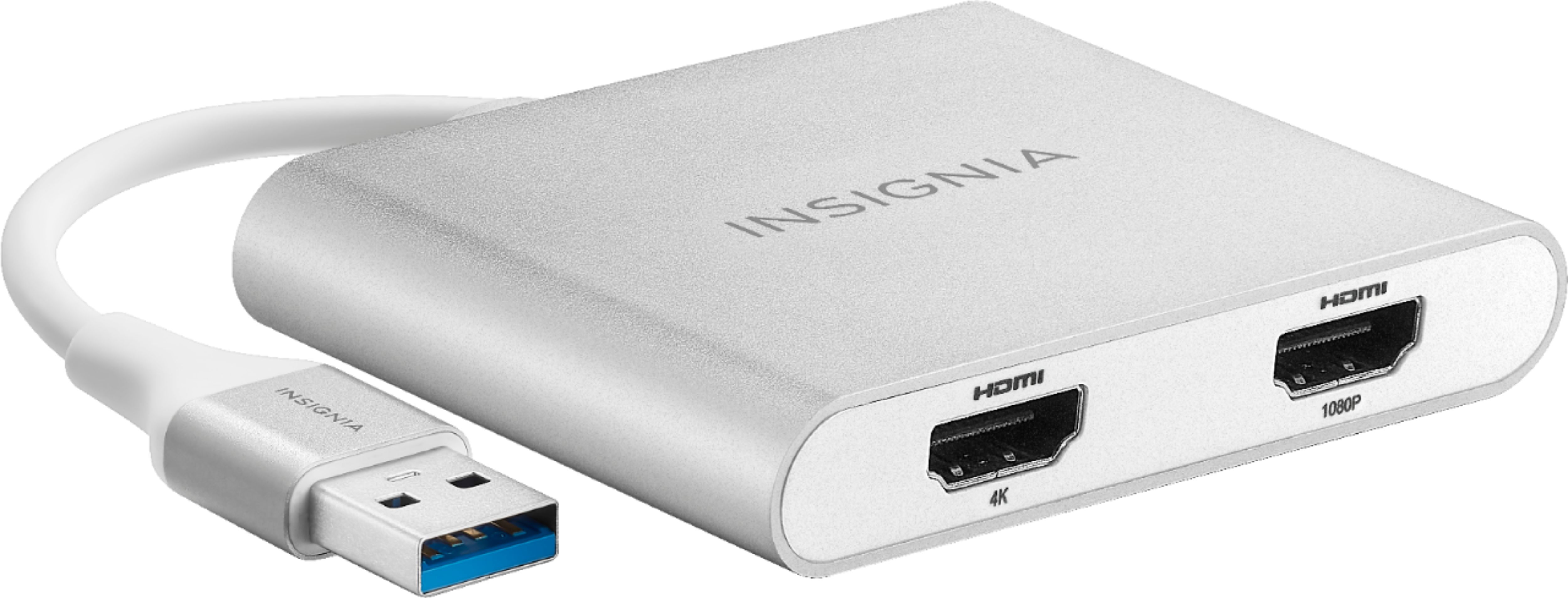 Insignia™ to Dual HDMI Adapter White NS-PU32H4A Best Buy